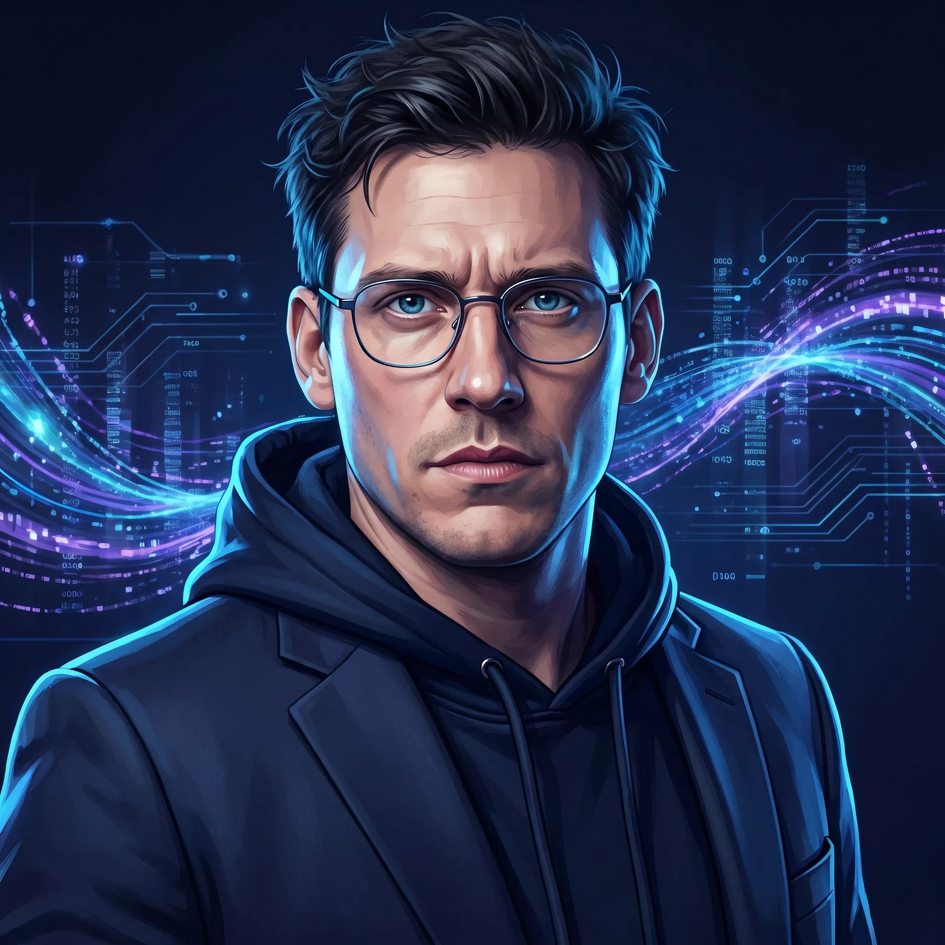 Portrait of Bluey, Infrastructure and Tech Lead