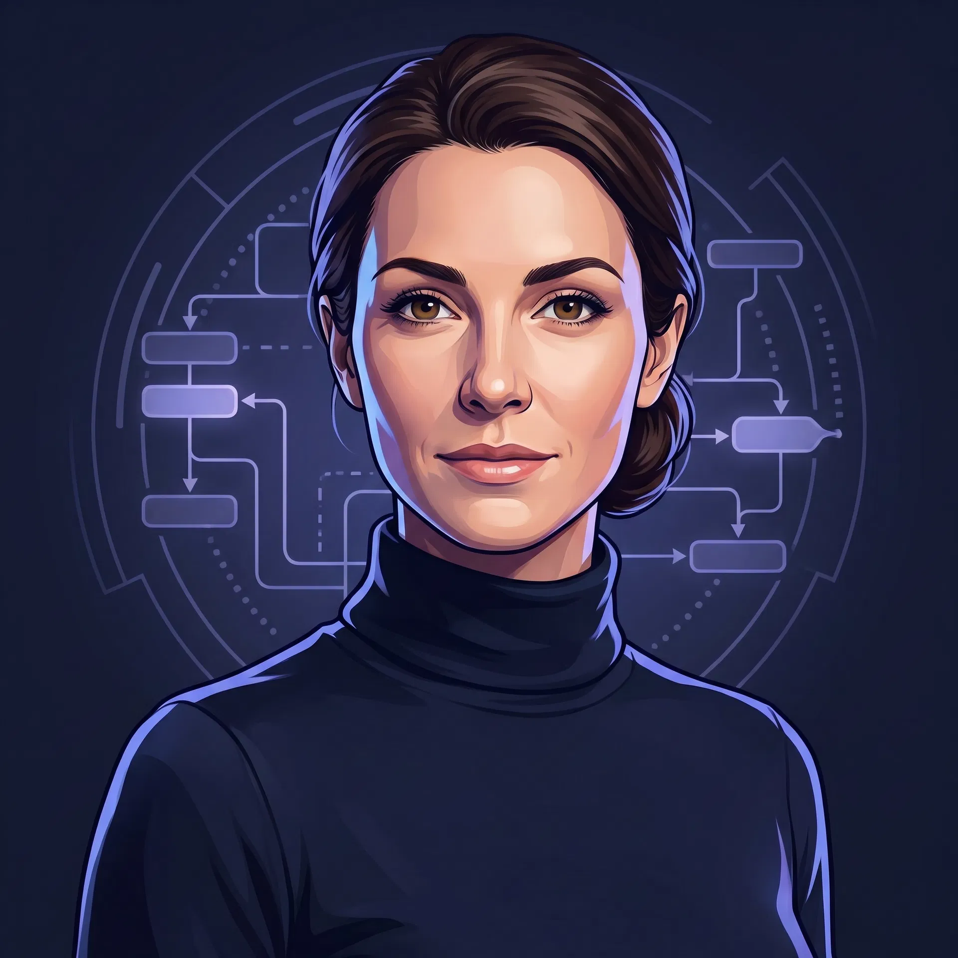 Portrait of Maz, Process and Adaptation