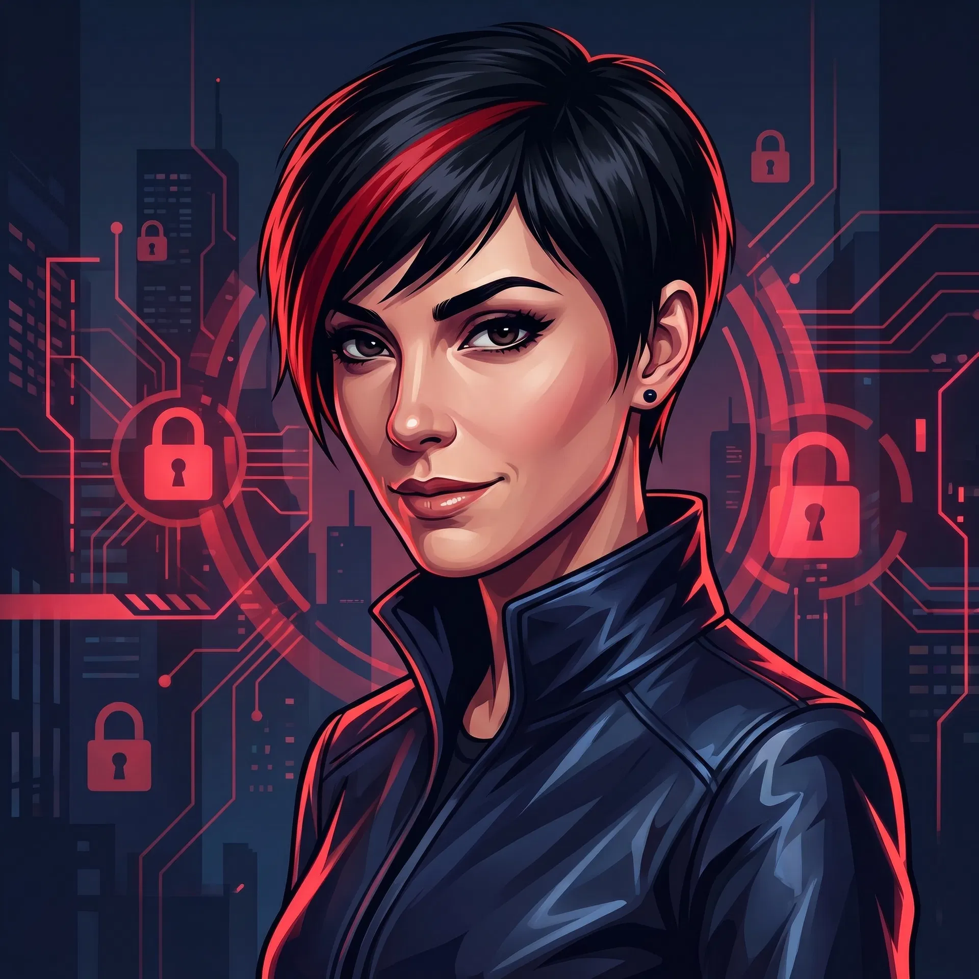 Portrait of Midge, Security and Red Team