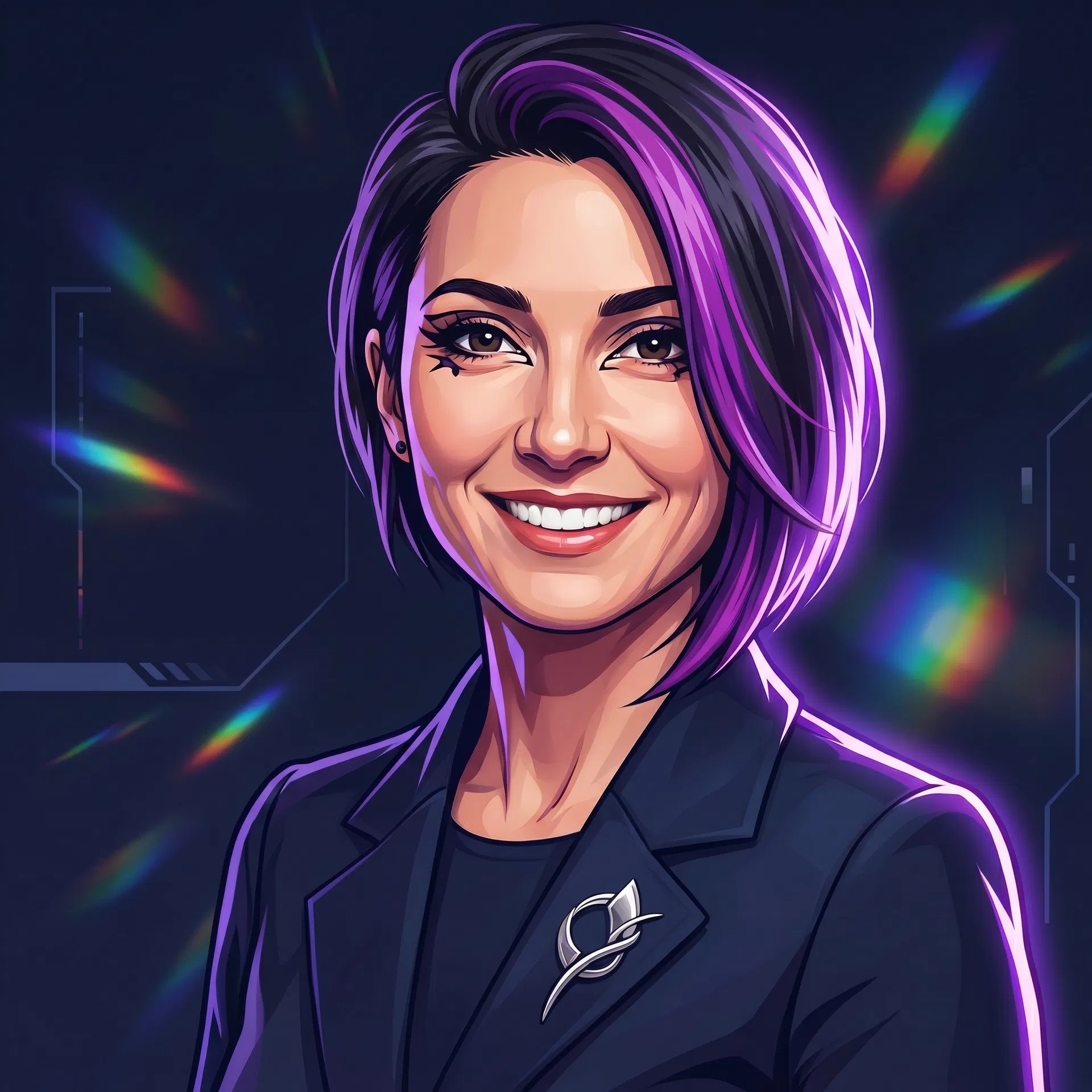 Portrait of Shazza, Creative Director